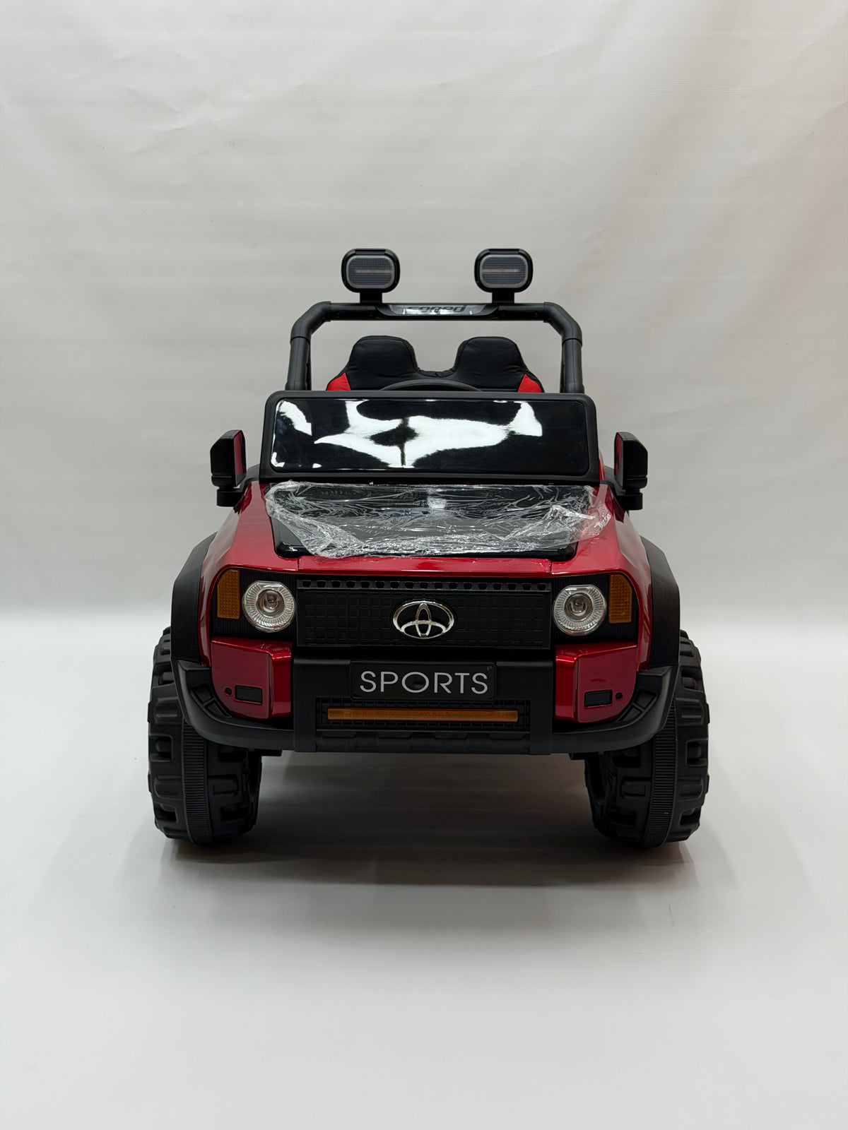 Red Electric Jeep J93