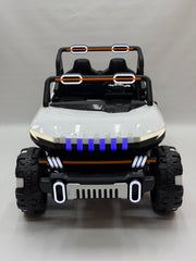 White Electric Jeep 8688
