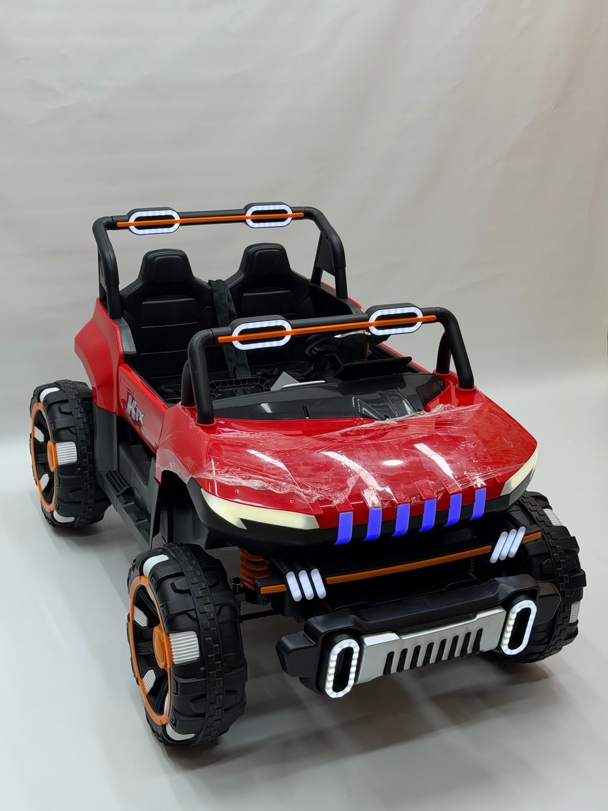 Red Electric Jeep 8688