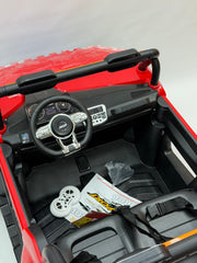 Red Electric Jeep 8688