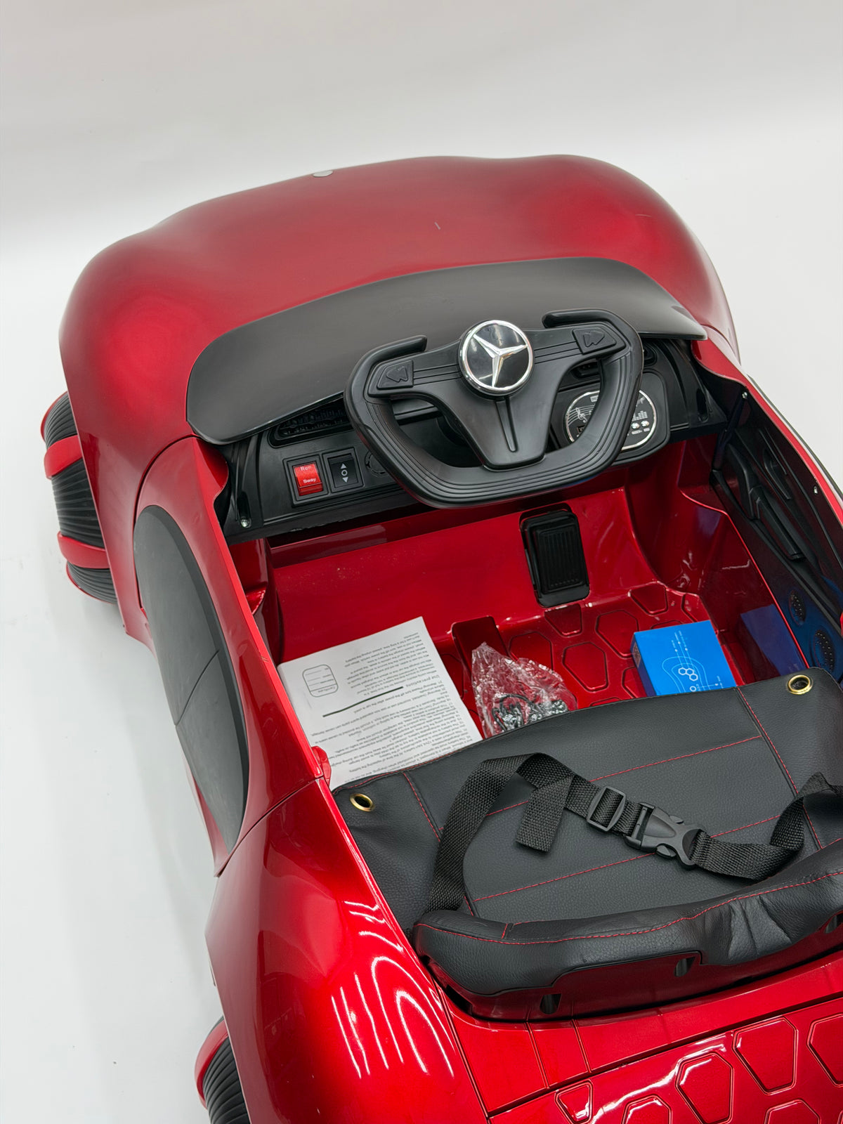 Red Mercedes Car