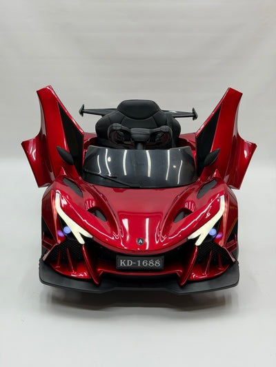 Red Drifting Electric Car