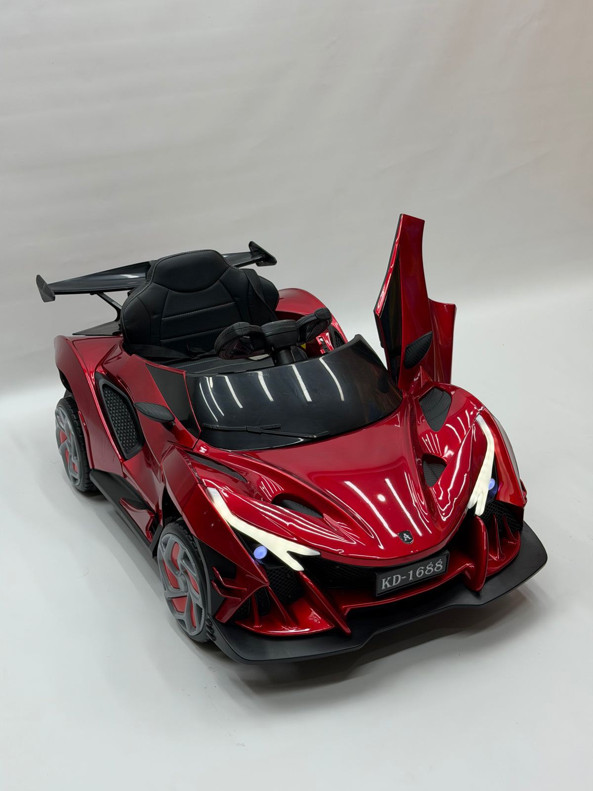 Red Drifting Electric Car