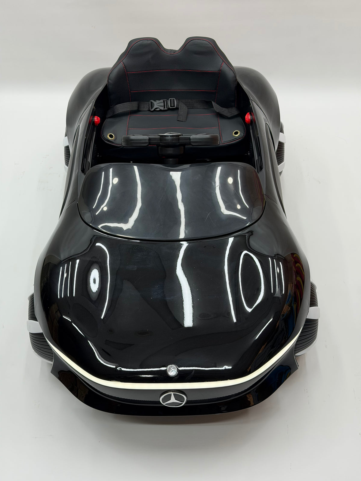 Black Mercedes Electric Car