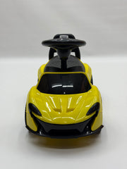 Yellow McLaren Push Car