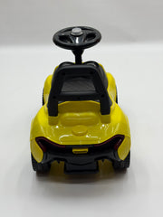 Yellow McLaren Push Car