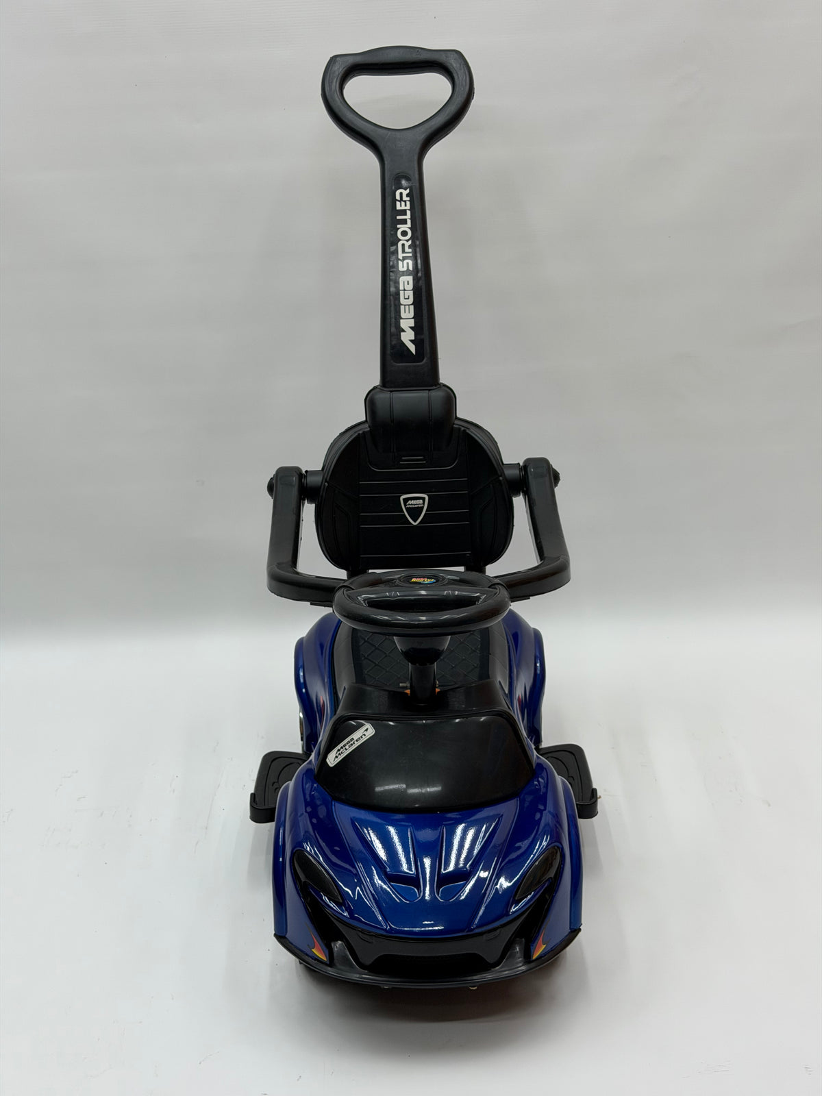 Metallic Blue Mclaren Stroller Push Car