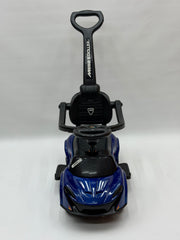 Metallic Blue Mclaren Stroller Push Car