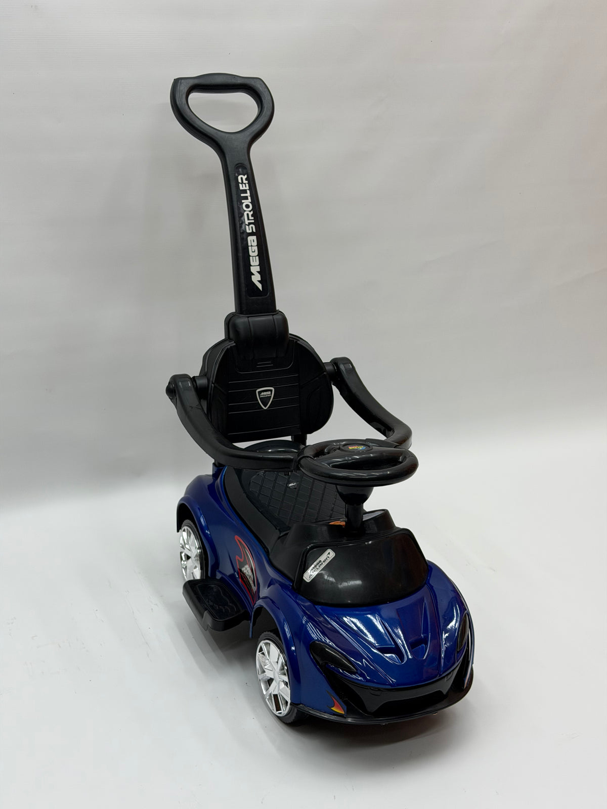 Metallic Blue Mclaren Stroller Push Car