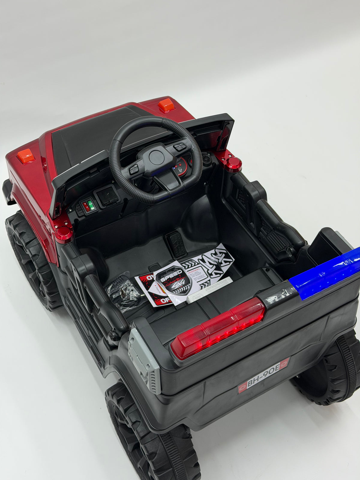 Electric Black Red Jeep BH90E