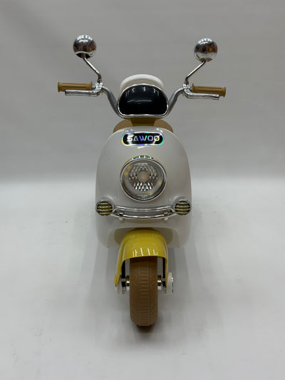 Yellow Electric Vespa 316