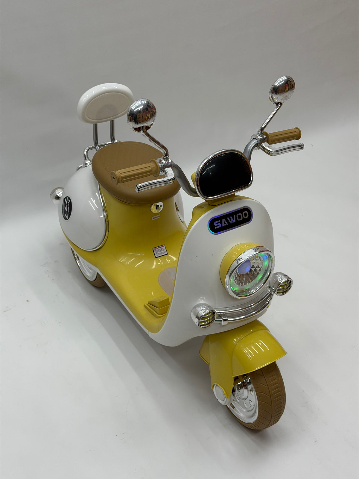 Yellow Electric Vespa 316