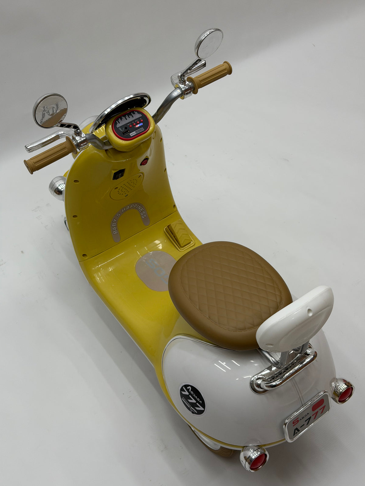 Yellow Electric Vespa 316